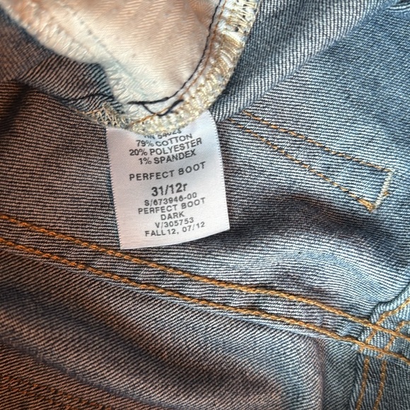 NWOT GAP Perfect Boot Jeans SIZE 12r (G18) - Picture 6 of 7